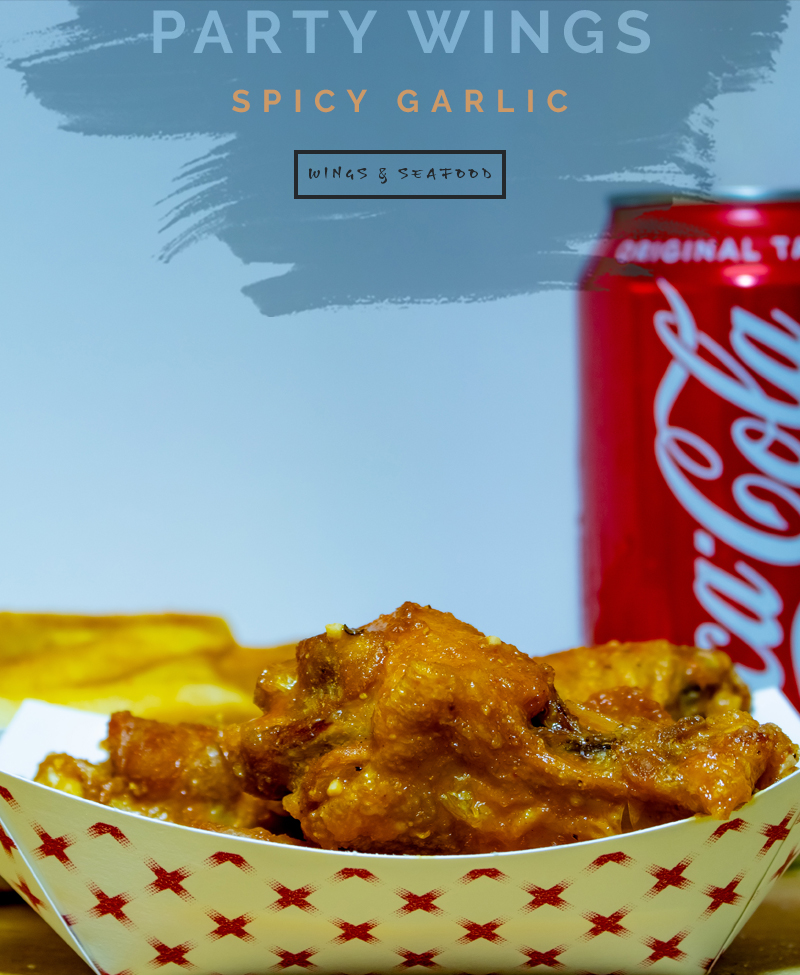 Spicy Garlic Party Wings