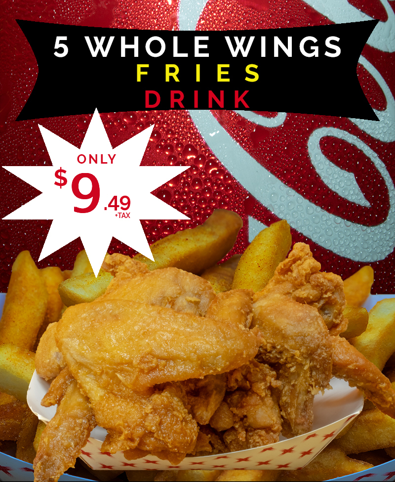 Daily Whole Wings Special